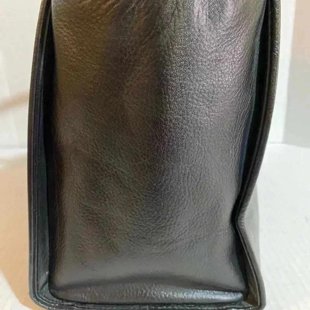 Kate spade black leather satchel handbag